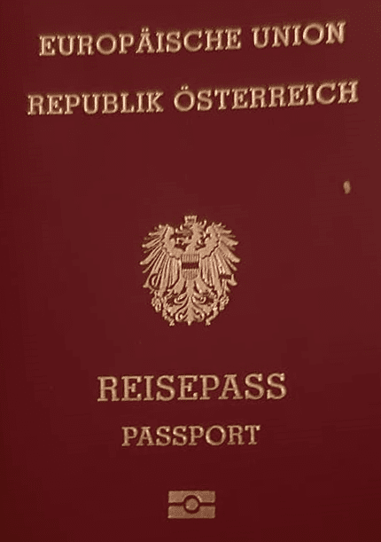 Comprar pasaporte austriaco en línea